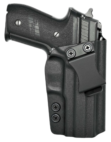 P229 with Rail OWB Kydex Paddle Holster
