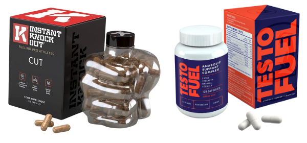 instant knockout and testofuel get ripped fast supplement stack