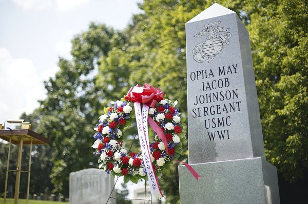 Opha May Johnson was the first female Marine