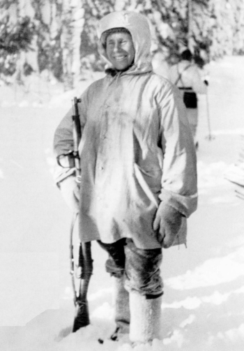 Simo Häyhä was a finnish sniper who served in world war 2