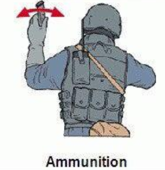 ammunition hand signal
