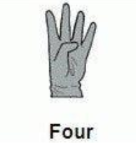 four hand signal