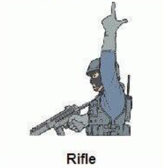 rifle hand signal