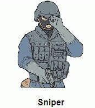 sniper hand signal