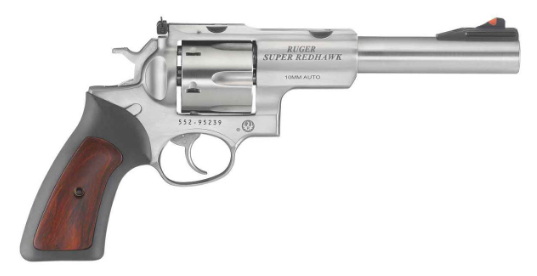 Ruger Super Redhawk 10MM Auto 6.5 inch Stainless Revolver