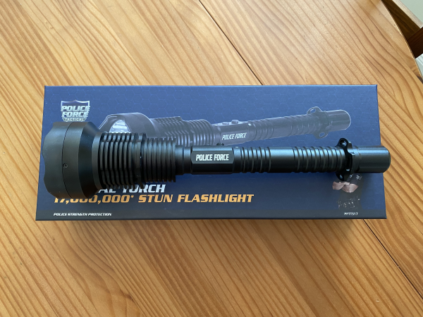 Self Defense Flashlight Stun Gun