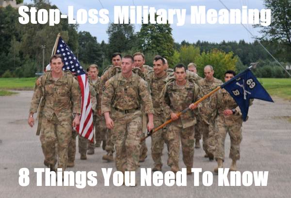 stop loss military meaning