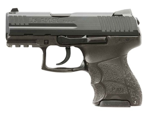 H&K P30SK Subcompact V3 9mm Luger 3.27in Black Steel Pistol