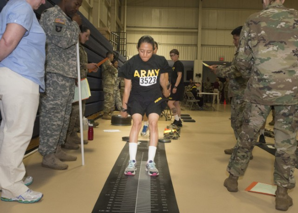 army opat test female standards