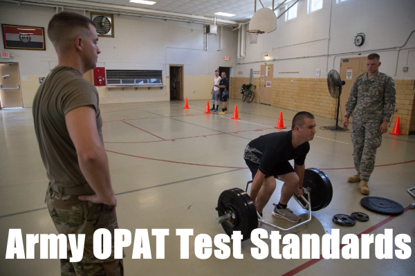 army opat test standards