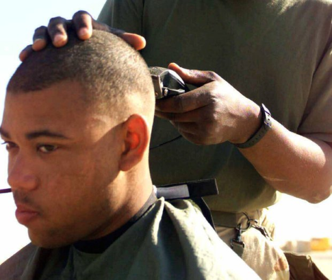burr cut military hairstyle
