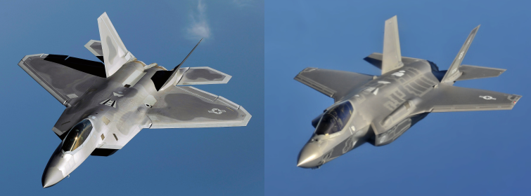 f22 vs f35 differences