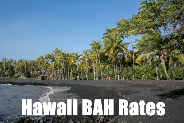 hawaii bah rates