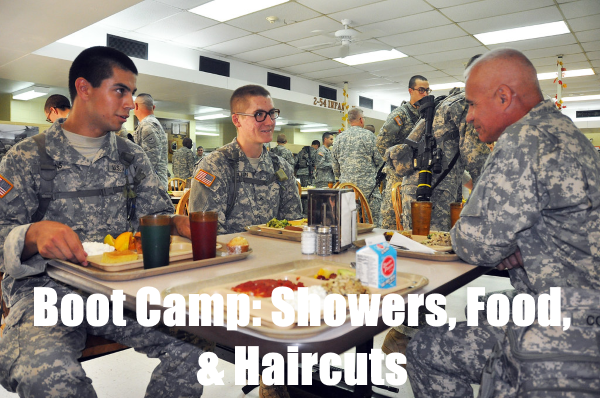 Boot Camp Food & Showers