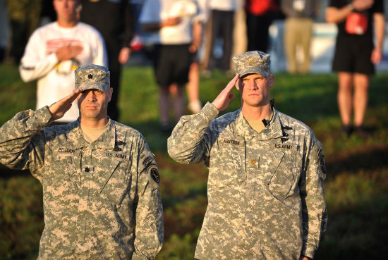 military salute