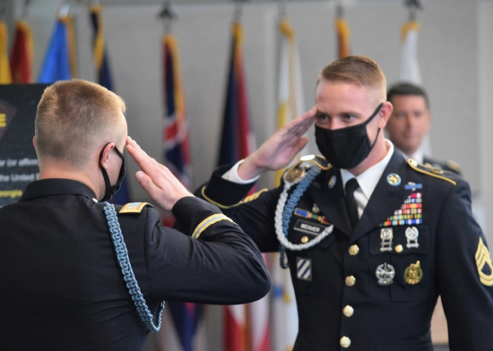 military saluting protocol