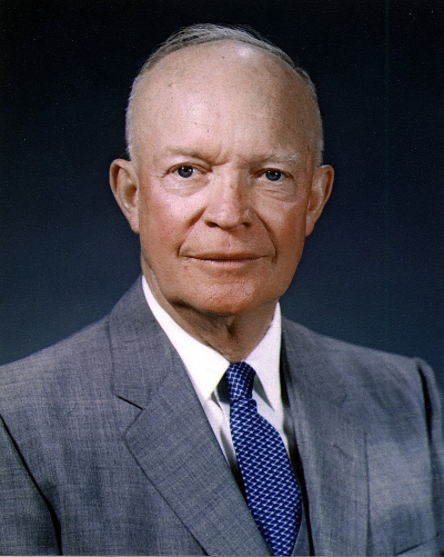 president Dwight D. Eisenhower military service