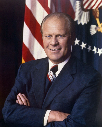 president Gerald R. Ford military service