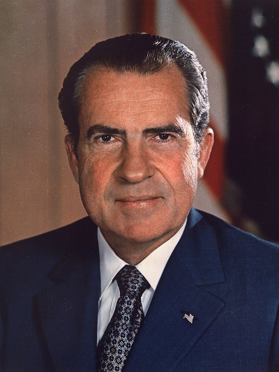 president Richard M. Nixon military service