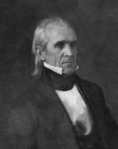 president james k polk served in the military