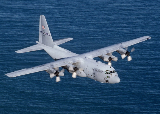 C-130 Hercules is a type of military aircraft used by the navy