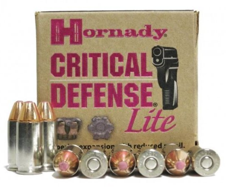 Hornady 9MM 100GR FTX Critical Defense Lite Ammunition 25RDS