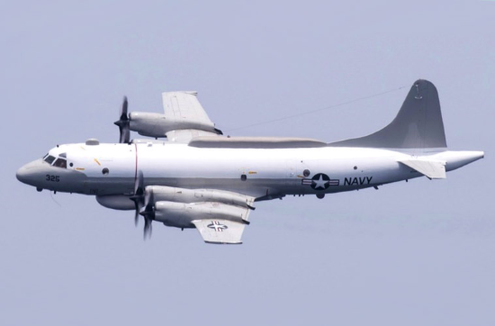 Lockheed EP-3 type of navy aircraft