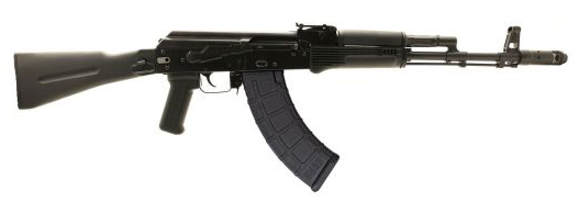 PSA AK-103 Premium Forged Classic Side Folder Polymer Rifle, Black