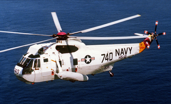 SH-3 Sea King military helicopter used by the US Navy
