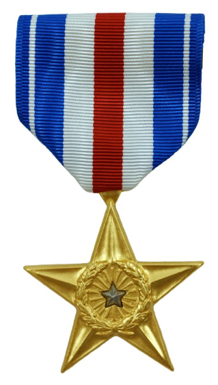 silver star is one of the most prestigious military medals
