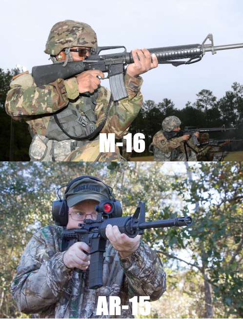 what's better the m-16 or ar-15