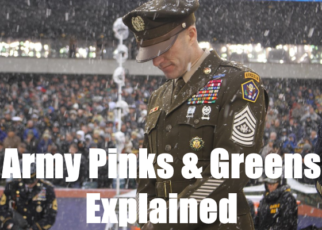 army pinks and greens
