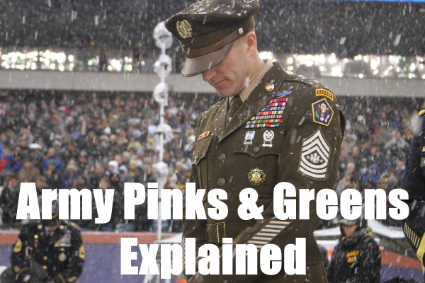 army pinks and greens