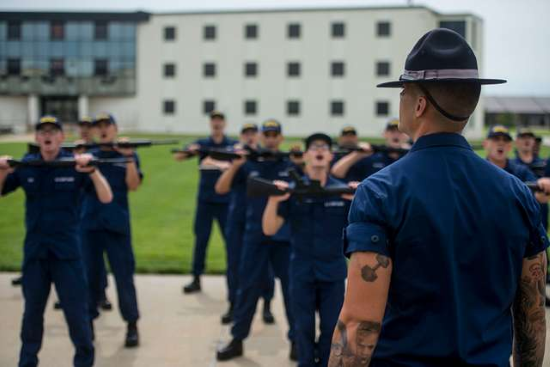 coast guard boot camp recruit training length