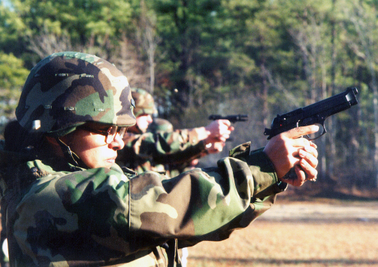 what handgun does the military use