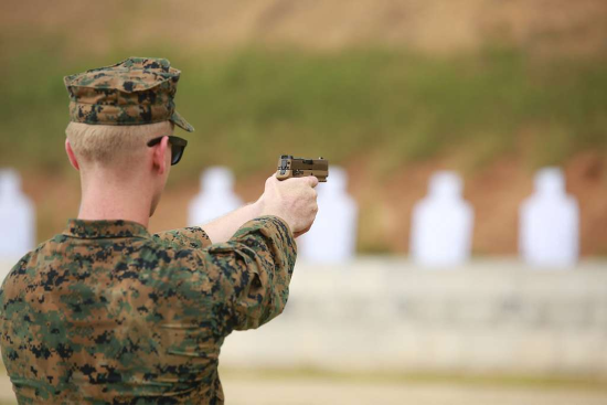 what pistol does the marine corps use