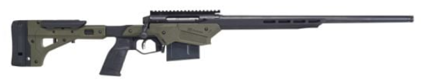 Savage Arms Axis II Precision 6.5 Crd Bolt Action Rifle, Matte OD Green Black