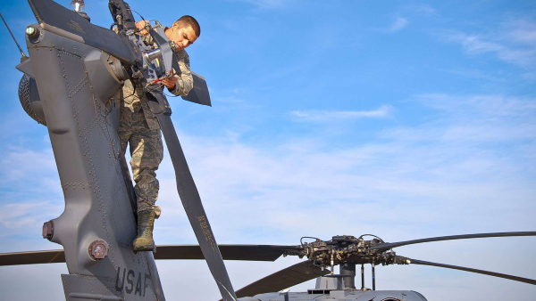 air force Helicopter Maintenance tech mechanical job