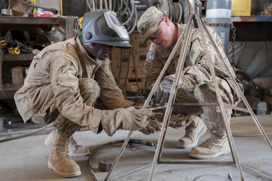 army welders