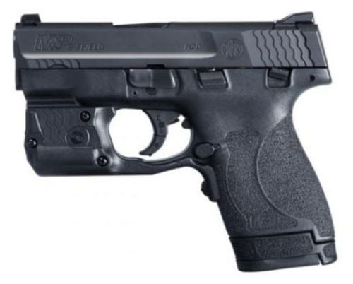 Smith & Wesson M&P Shield M2.0 9mm Pistol with CT Laserguard Pro Green Laser Light Combo