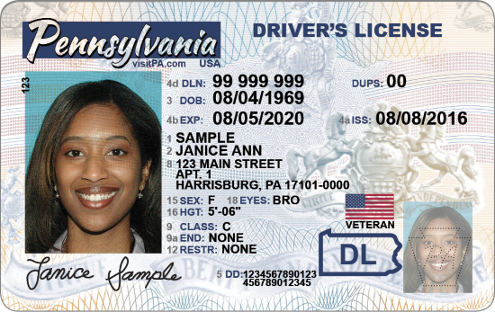 Veterans Designation State-Issued Driver's License is a type of veterans id card