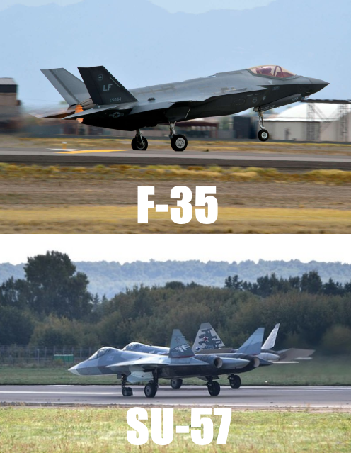 difference between f-35 and su-57