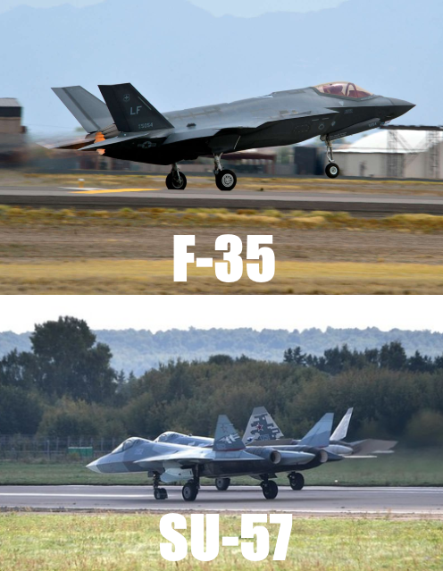 Stealth Showdown: The F-35 lightning II vs. SU-57 - A Duel in the