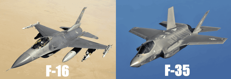 Comparing The F 35 And F 16 US Jets In Focus
