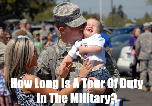 how long is a tour of duty in the army, navy, air force, and marine corps