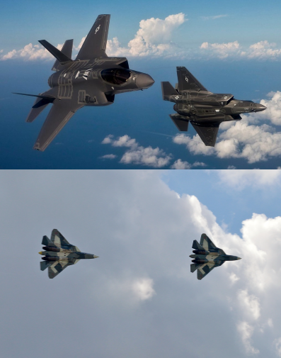 su-57 vs f-35