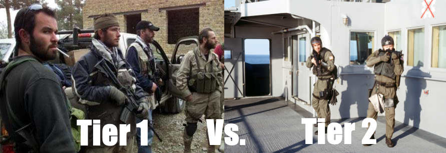 tier 1 vs tier 2 special forces operators differences