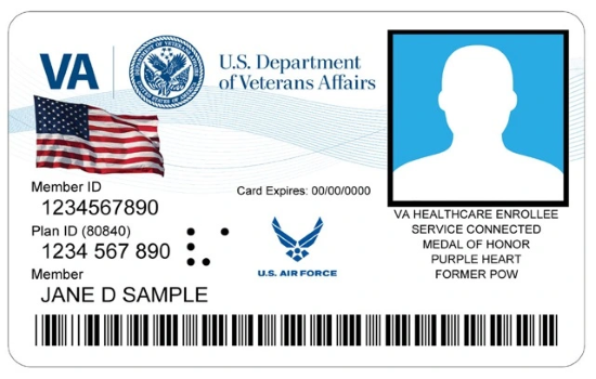 veterans affairs card