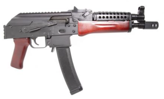 PSA AK-V 9mm Picatinny Pistol With Cheese Grater Upper Handguard