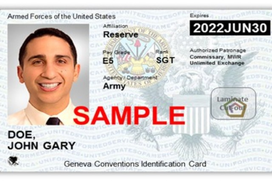 renew military id card